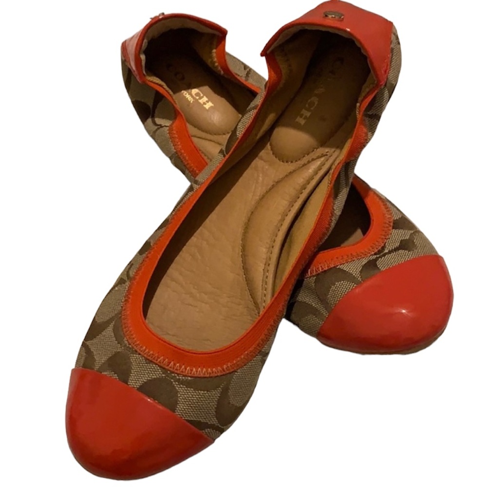 Coach Wanda Signature Flats Shoes 9.5B - Picture 4 of 15